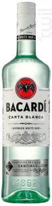 Rhum Bacardi Carta Blanca Bacardi Rhum Porto Rico Rhum Blanc 37.5%