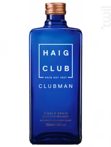 Clubman Haig Club Whisky Écosse Single Grain Whisky 40%