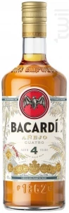 Rhum Bacardi Anejo Cuatro Bacardi Rhum Porto Rico Rhum Vieux 40%