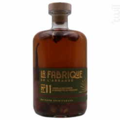 N°11 Vanille Bourbon & Noisette Du Piemont La Fabrique De L'arrangé Rhum Rhum Arrangé