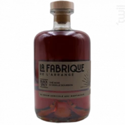 Black Spicy - Thé Noir & Vanille Bourbon La Fabrique De L'arrangé Rhum Rhum Arrangé