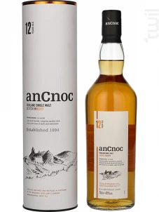 Ancnoc Black Hill Reserve 12 Ans Knockdhu Whisky Écosse Single Malt Whisky 46%
