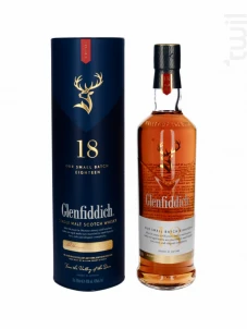 Whisky Glenfiddich 18 Ans Glenfiddich Whisky Écosse Single Malt Whisky 40%