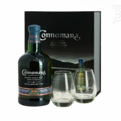 Whisky Connemara Distillers Edition Irish - Coffret 2 Verres Connemara Whisky Irlande Single Malt Whisky 43%