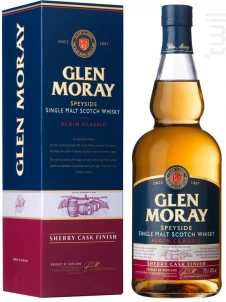 Whisky Glen Moray Sherry Cask Finish Glen Moray Whisky Écosse Single Malt Whisky 40%