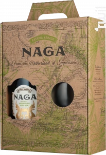 Coffret Naga Java Reserve 1 Verres Naga Rhum Inde Rhum Vieux 40%