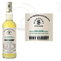 Whisky Dailuaine Very Cloudy Dailuaine Whisky Écosse Single Malt Whisky