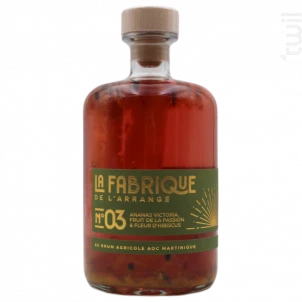 N°03 Ananas Victoria, Fruit De La Passion & Fleurs D'hibiscus La Fabrique De L'arrangé Rhum Rhum Arrangé