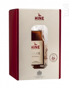 Hine Rare The Original Coffret 2 Verres Hine Brandy Cognac 40%