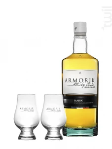 Classic Bio Coffret 2 Verres Armorik Whisky France Single Malt Whisky 46%