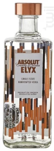 Vodka Absolut Elyx Absolut Vodka Vodka Suède Vodka De Céréale 42.3%
