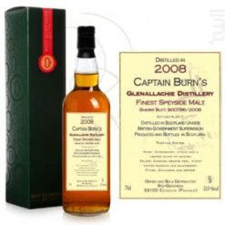 Whisky Glenallachie Captain Burn Glenallachie Whisky Écosse Single Malt Whisky 54%