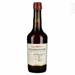 Calvados - 10 Ans D'âge Banyuls Cask Finish Calvados Roger Groult Eau De Vie France Calvados