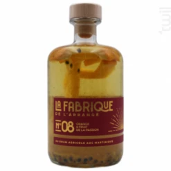 N°08 Orange & Fruit De La Passion - 70Cl La Fabrique De L'arrangé Rhum Rhum Arrangé