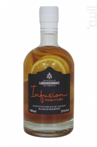 Infusion Orange Café Labourdonnais Rhum Île Maurice Rhum Arrangé 35%