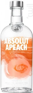 Vodka Absolut Apeach Absolut Vodka Vodka Suède Vodka Aromatisée 40%