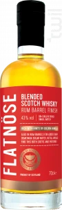 Flatnöse Rum Barrel Finish Flatnöse Whisky Écosse Blended Whisky 43%