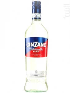 Vermouth Pernod Ricard Cinzano Blanc - Vermouth Italien Pernod Ricard Apéritif à Base De Vin Italie Vermouth 14%