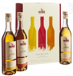 Coffret Trio Bonneuil Hine Brandy France Cognac