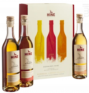 Coffret Trio Bonneuil Hine Brandy France Cognac